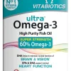 Ultra Omega-3 High Purity Fish Oil, 60 Capsules